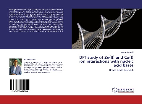 DFT study of Zn(II) and Cu(I) ion interactions with nucleic acid bases: HOMO-LUMO approach