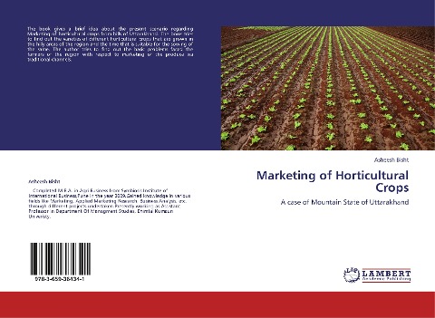 Marketing of Horticultural Crops: A case of Mountain State of Uttarakhand