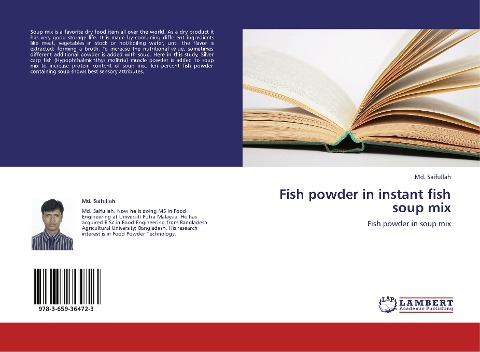 Fish powder in instant fish soup mix: Fish powder in soup mix
