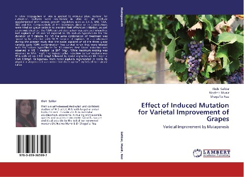 Effect of Induced Mutation for Varietal Improvement of Grapes: Varietal Improvement by Mutagenesis