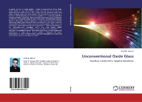 Unconventional Oxide Glass: Structure, Conductivity, Negative Resistance