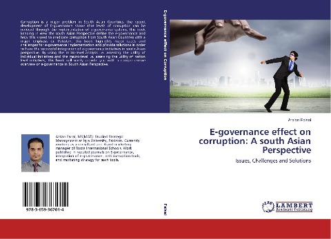 E-governance effect on corruption: A south Asian Perspective: Issues, Challenges and Solutions