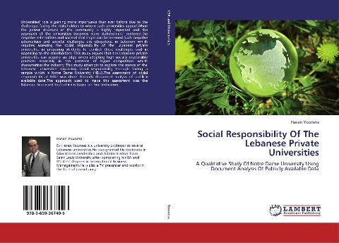 Social Responsibility Of The Lebanese Private Universities: A Qualitative Study Of Notre Dame University Using Document Analysis Of Publicly Available Data