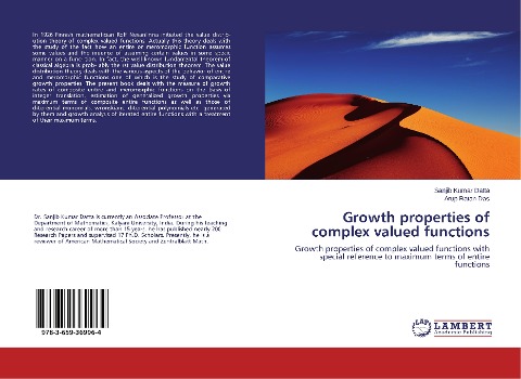 Growth properties of complex valued functions: Growth properties of complex valued functions with special reference to maximum terms of entire functions