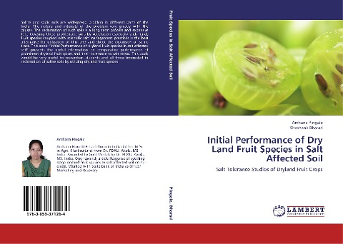 Initial Performance of Dry Land Fruit Species in Salt Affected Soil: Salt Tolerance Studies of Dryland Fruit Crops