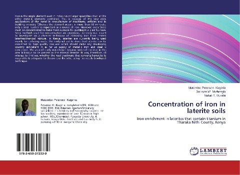 Concentration of iron in laterite soils: Iron enrichment in laterites that contain titanium in Tharaka Nithi County, Kenya