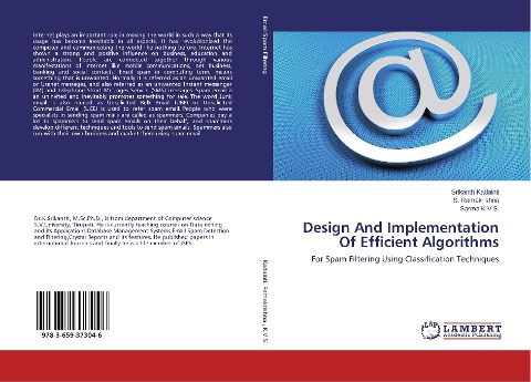 Design And Implementation Of Efficient Algorithms: For Spam Filtering Using Classification Techniques