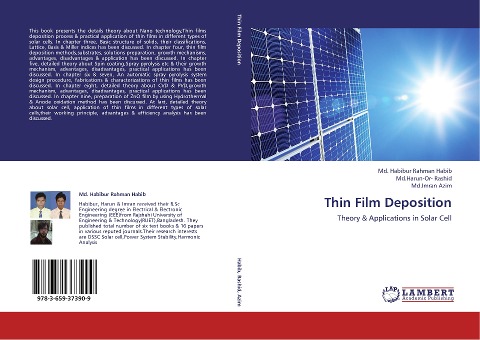 Thin Film Deposition: Theory & Applications in Solar Cell