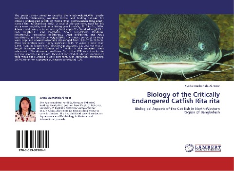 Biology of the Critically Endangered Catfish Rita rita: Biological Aspects of the Cat fish  in North-Western Region of Bangladesh