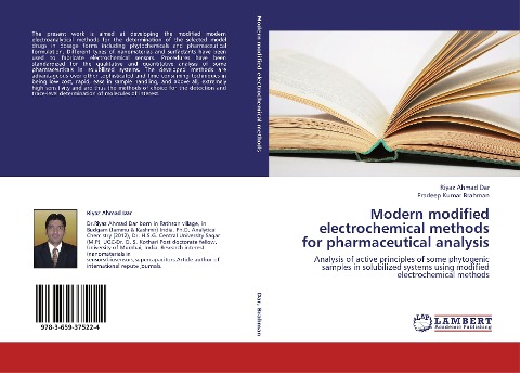 Modern modified electrochemical methods for pharmaceutical analysis: Analysis of active principles of some phytogenic samples in solubilized systems using modified electrochemical methods
