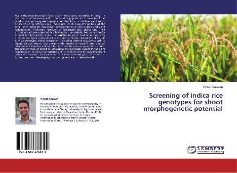 Screening of indica rice genotypes for shoot morphogenetic potential