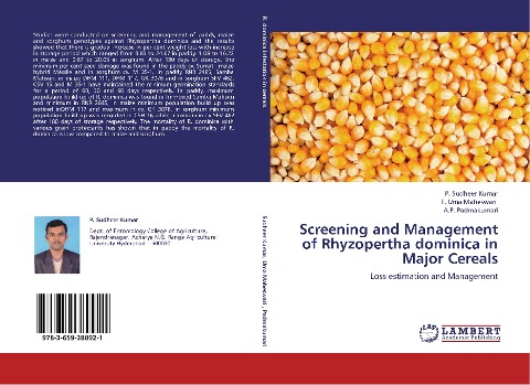 Screening and Management of Rhyzopertha dominica in Major Cereals: Loss estimation and Management