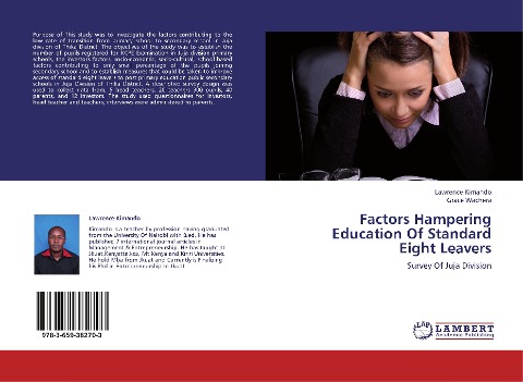 Factors Hampering Education Of Standard Eight Leavers: Survey Of Juja Division