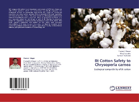 Bt Cotton Safety to Chrysoperla carnea: Ecological compatibility of Bt cotton