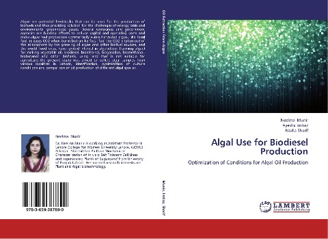 Algal Use for Biodiesel Production: Optimization of Conditions for Algal Oil Production