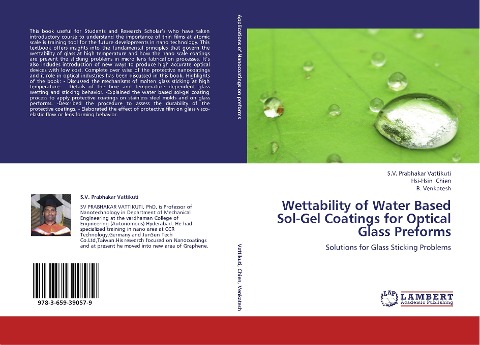 Wettability of Water Based Sol-Gel Coatings for Optical Glass Preforms: Solutions for Glass Sticking Problems