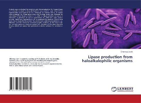 Lipase production from haloalkalophilic organisms