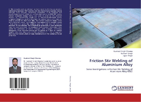 Friction Stir Welding of Aluminium Alloy: Some Investigations in Friction Stir Welding of Aluminium Alloy 6082