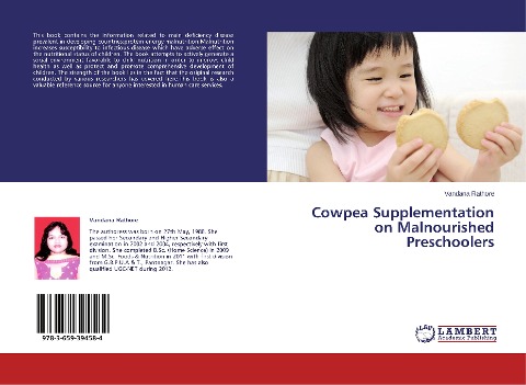 Cowpea Supplementation on Malnourished Preschoolers