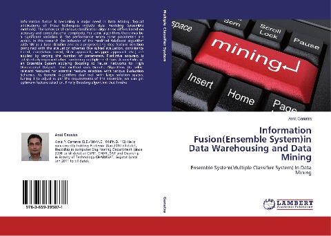 Information Fusion(Ensemble System)in Data Warehousing and Data Mining: Ensemble System(Multiple Classifier System) In Data Mining