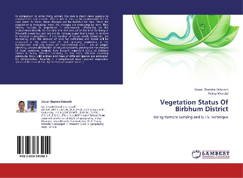 Vegetation Status Of Birbhum District: Using Remote Sensing  and G.I.S.Technique