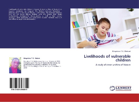 Livelihoods of vulnerable children: A study of street urchins of Mutare