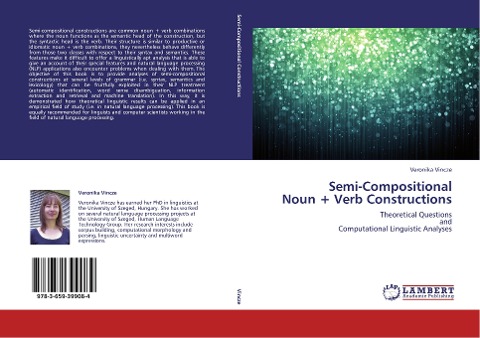 Semi-Compositional  Noun + Verb Constructions: Theoretical Questions  and  Computational Linguistic Analyses
