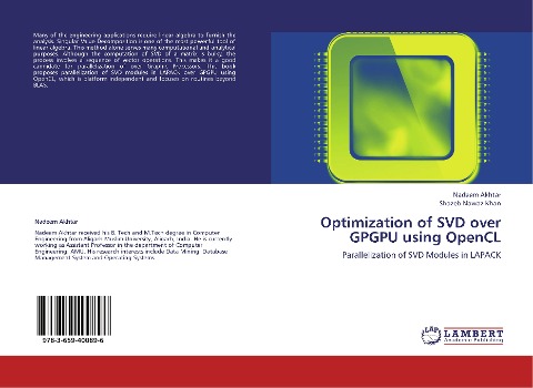 Optimization of SVD over GPGPU using OpenCL: Parallelization of SVD Modules in LAPACK