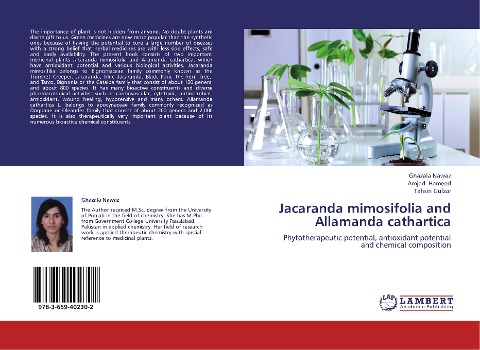 Jacaranda mimosifolia and Allamanda cathartica: Phytotherapeutic potential, antioxidant potential and chemical composition