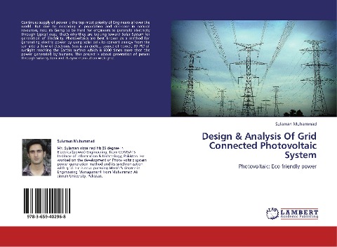 Design & Analysis Of Grid Connected Photovoltaic System: Photovoltaic: Eco friendly power