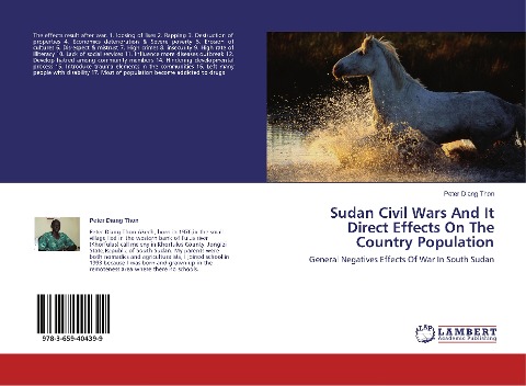 Sudan Civil Wars And It Direct Effects On The Country Population: General Negatives Effects Of War In South Sudan