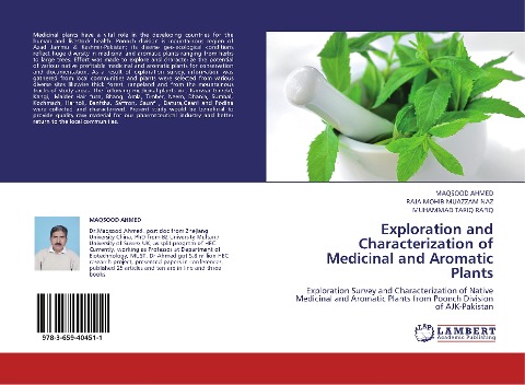 Exploration and Characterization of Medicinal and Aromatic Plants: Exploration Survey and Characterization of Native Medicinal and Aromatic Plants from Poonch Division of AJK-Pakistan