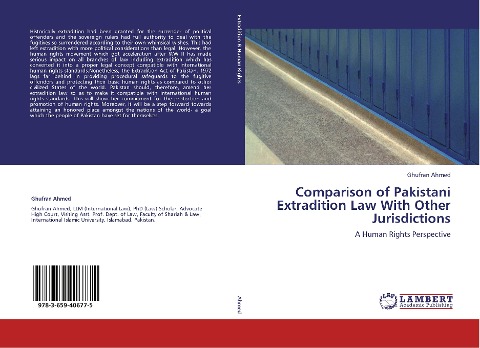 Comparison of Pakistani Extradition Law With Other Jurisdictions: A Human Rights Perspective