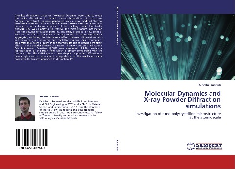 Molecular Dynamics and X-ray Powder Diffraction simulations: Investigation of nano-polycrystalline microstructure at the atomic scale