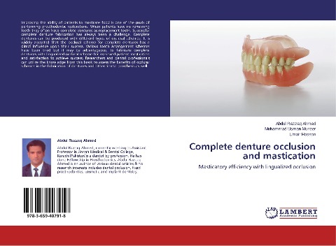 Complete denture occlusion and mastication: Masticatory efficiency with lingualized occlusion