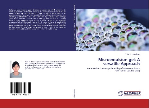 Microemulsion gel: A versatile Approach: An introduction to applicability of Microemulsion-Gel for oil soluble drug