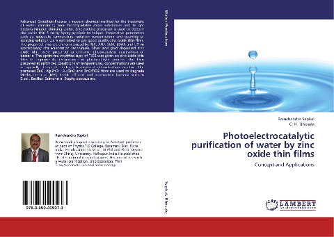 Photoelectrocatalytic purification of water by zinc oxide thin films: Concept and Applications