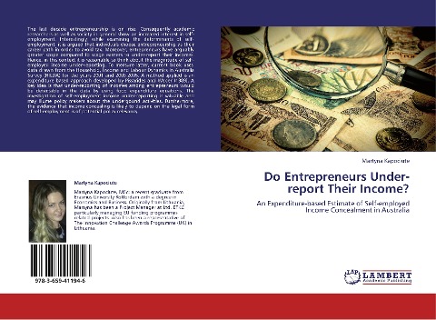 Do Entrepreneurs Under-report Their Income?: An Expenditure-based Estimate of Self-employed Income Concealment in Australia