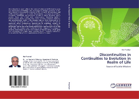 Discontinuities in Continuities to Evolution in Realm of Life: Source of Subtle Wisdom