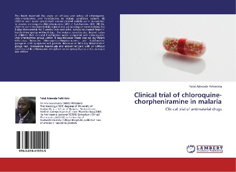 Clinical trial of chloroquine-chorpheniramine in malaria: Clinical trial of antimalarial drugs