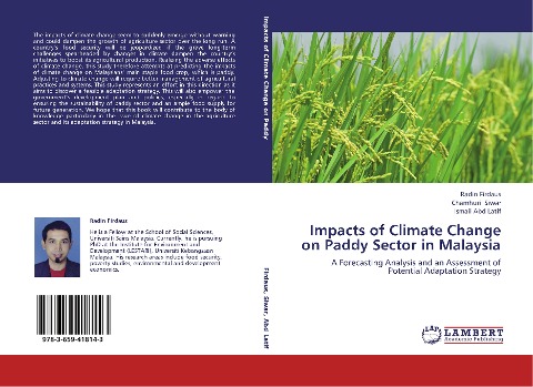 Impacts of Climate Change on Paddy Sector in Malaysia: A Forecasting Analysis and an Assessment of Potential Adaptation Strategy