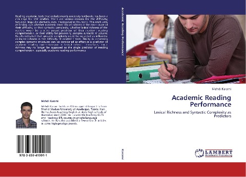 Academic Reading Performance: Lexical Richness and Syntactic Complexity as Predictors