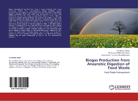 Biogas Production from Anaerobic Digestion of Food Waste: Food Waste Management