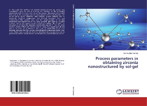 Process parameters in obtaining zirconia nanostructured by sol-gel