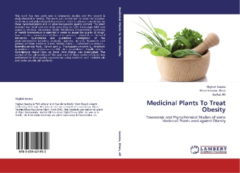 Medicinal Plants To Treat Obesity: Taxonomic and Phytochemical Studies of some Medicinal Plants used against Obesity