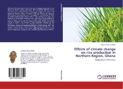 Effects of climate change on rice production in Northern Region, Ghana: Adaptations of Farmers