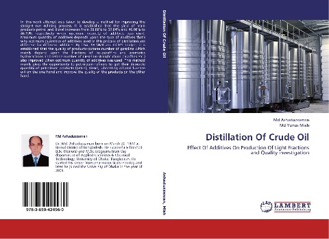 Distillation Of Crude Oil: Effect Of Additives On Production Of Light Fractions and Quality investigation