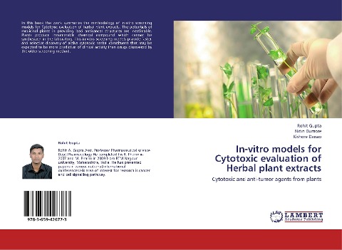In-vitro models for Cytotoxic evaluation of Herbal plant extracts: Cytotoxic and anti-tumor agents from plants