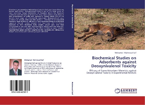 Biochemical Studies on Adsorbents against Deoxynivalenol Toxicity: Efficacy of Some Adsorbent Materials against Deoxynivalenol Toxicity in Experimental Animals