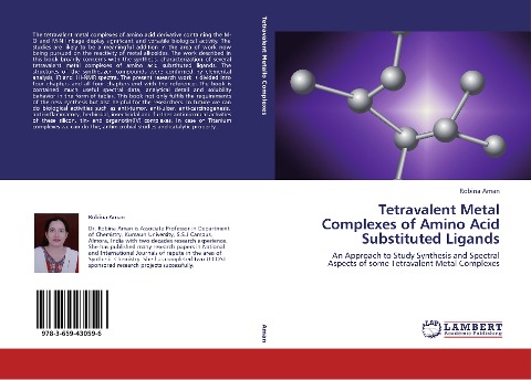 Tetravalent Metal Complexes of Amino Acid Substituted Ligands: An Approach to Study Synthesis and Spectral Aspects of some Tetravalent Metal Complexes